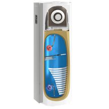 Chauffe-eau thermodynamique Calypso connecté en wifi vertical sur socle 240L, fluide frigo propane  Réf. 286052