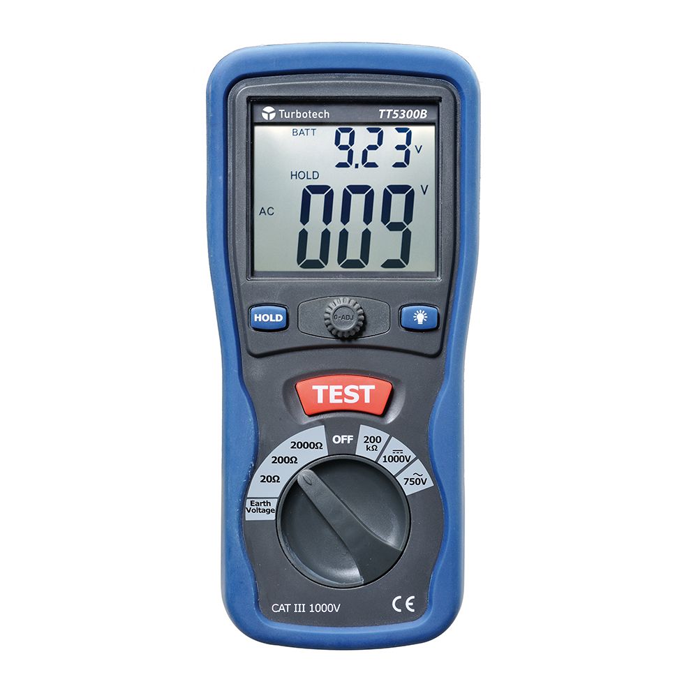 TURBOTECH Mesureur de terre avec piquets TT5300B Clim+