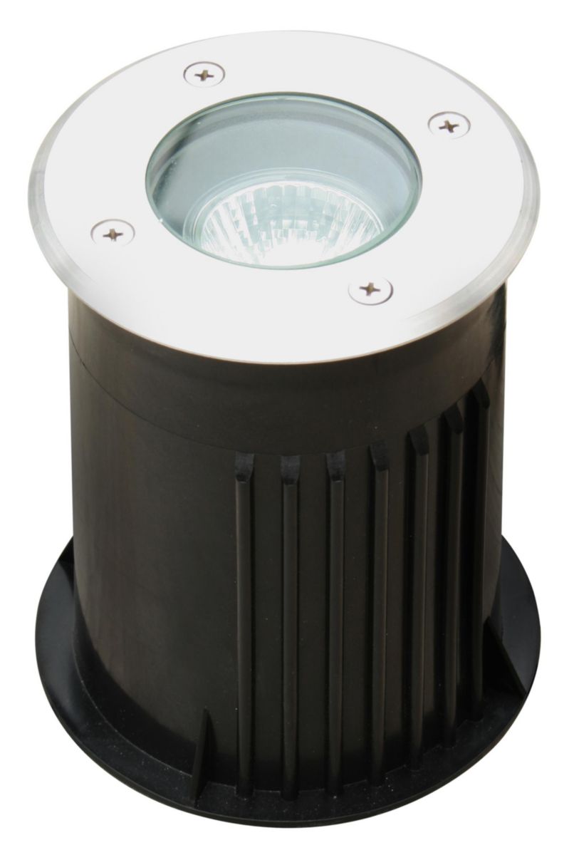 Heitronic 36850 Lampe De Sol GU10 En Plastique Argenté