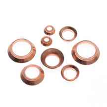 4 Pcs Split éCrou à Sertir,Bouchon à Sertir En Laiton,Laiton