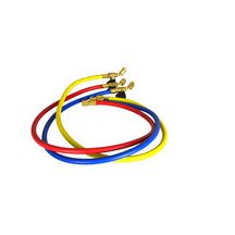 Flexible longueur 150cm 1/4''-1/4'' (jaune) 1/4''-5/16'' (rouge bleu) avec Vanne (lot de 3) Réf TF-FRJB150V-CV