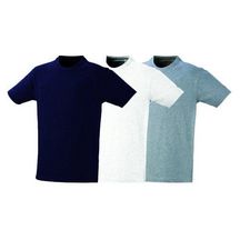 T-shirt blanc gris noir paquet de 3 taille M