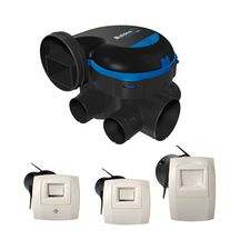 Kit VMC simple flux EasyHOME Hygroréglable COMBLES Classic livré avec 3 bouches Bahia Curve. 11033031 Kit VMC simple flux EasyHOME Hygroréglable COMBLES Classic livré avec 3 bouches Bahia Curve. 11033031